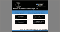 Desktop Screenshot of medicalinternational.net